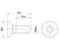 roub brzdovho kotoue TEXTAR ‐ TXT TPM0008