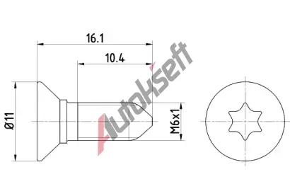 TEXTAR roub brzdovho kotoue TXT TPM0008, TPM0008