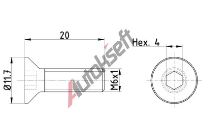 TEXTAR roub brzdovho kotoue TXT TPM0015, TPM0015