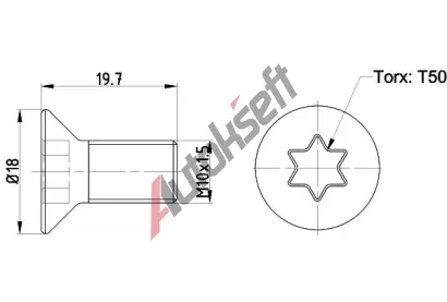 TEXTAR roub brzdovho kotoue TXT TPM0016, TPM0016