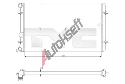 TYC Chladi vody TYC 702-0033, 702-0033