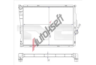 TYC Chladi vody TYC 703-0006-R, 703-0006-R