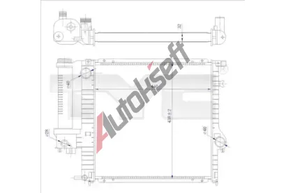 TYC Chladi vody TYC 703-0009-R, 703-0009-R