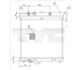 TYC Chladi vody ‐ TYC 705-0072-R
