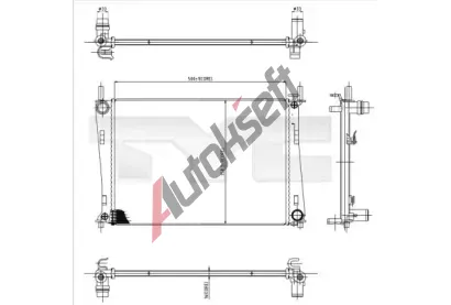 TYC Chladi vody TYC 710-0031, 710-0031