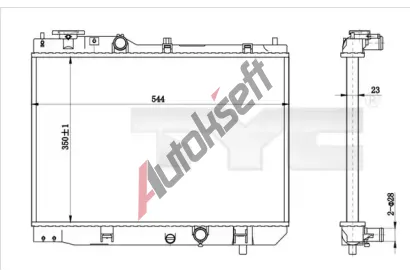 TYC Chladi vody TYC 720-0001-R, 720-0001-R