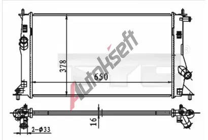TYC Chladi vody TYC 720-0012, 720-0012