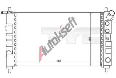 TYC Chladi vody TYC 725-0005, 725-0005