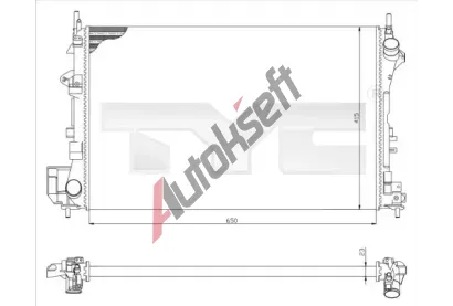 TYC Chladi vody TYC 725-0009, 725-0009