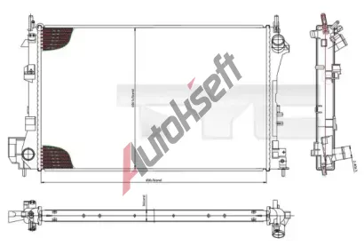 TYC Chladi� vody TYC 725-0010, 725-0010