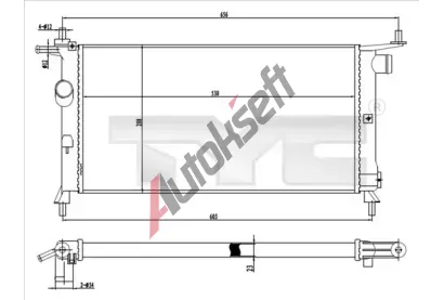 TYC Chladi vody TYC 725-0020, 725-0020