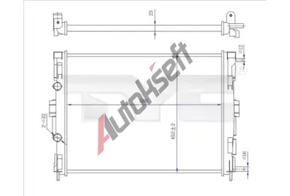 TYC Chladi vody TYC 728-0059-R, 728-0059-R