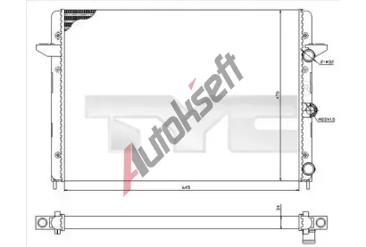 TYC Chladi� vody TYC 737-0005, 737-0005