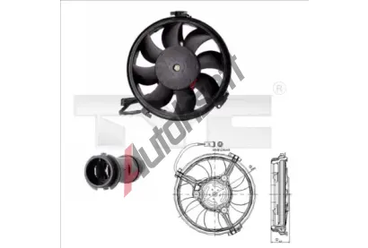 TYC Vtrk chlazen motoru TYC 802-0004, 802-0004