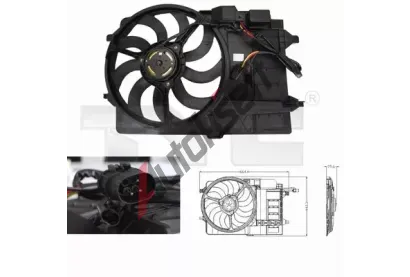 TYC Vtrk chlazen motoru TYC 803-0002, 803-0002