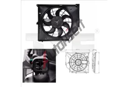 TYC Vtrk chlazen motoru TYC 803-0005, 803-0005