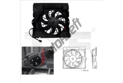 TYC Vtrk chlazen motoru TYC 803-0009, 803-0009