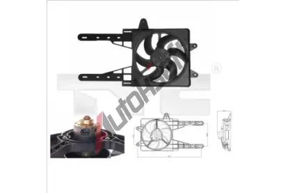TYC Vtrk chlazen motoru TYC 809-0007, 809-0007