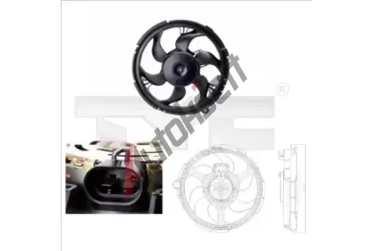 TYC Vtrk chlazen motoru TYC 809-0010, 809-0010