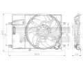 Vtrk chlazen motoru TYC ‐ TYC 809-0018