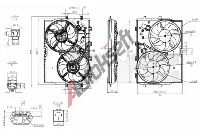 TYC Vtrk chlazen motoru TYC 809-0039, 809-0039