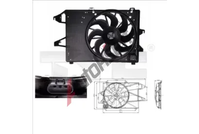 TYC Vtrk chlazen motoru TYC 810-0008, 810-0008