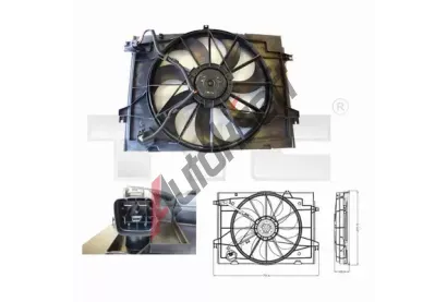 TYC Vtrk chlazen motoru TYC 817-0001, 817-0001