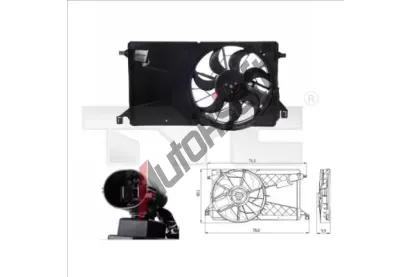 TYC Vtrk chlazen motoru TYC 820-0001, 820-0001