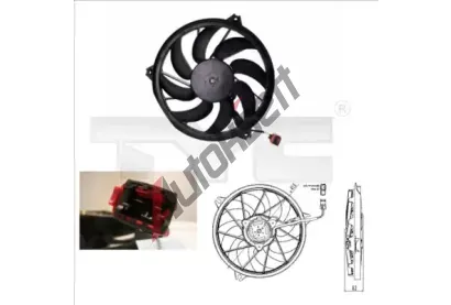 TYC Vtrk chlazen motoru TYC 826-0004, 826-0004