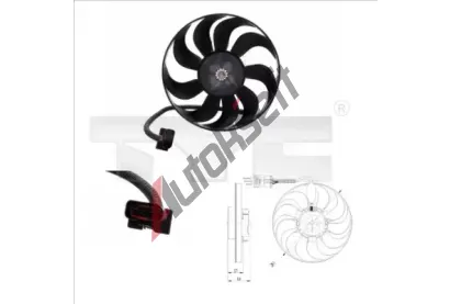 TYC Vtrk chlazen motoru TYC 837-0001, 837-0001