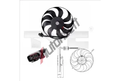 TYC Vtrk chlazen motoru TYC 837-0006, 837-0006