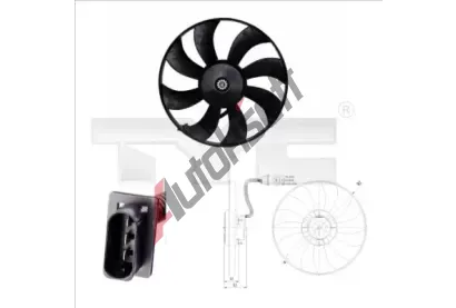 TYC Vtrk chlazen motoru TYC 837-0021, 837-0021