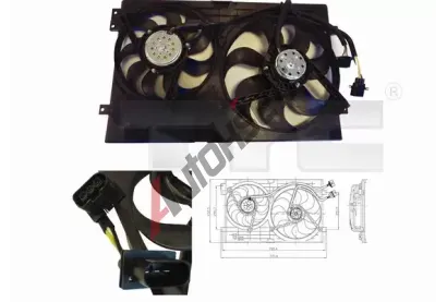 TYC Vtrk chlazen motoru TYC 837-0024, 837-0024