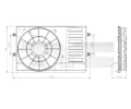Drk vtrku chladie TYC ‐ TYC 837-0034-1