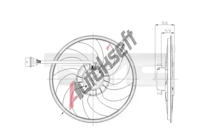 TYC Vtrk chlazen motoru TYC 837-0037, 837-0037