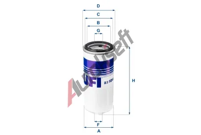 UFI Olejov� filtr UFI 23.104.00, 23.104.00