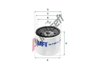 UFI Olejov filtr UFI 23.149.00, 23.149.00