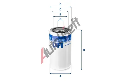 UFI Olejový filtr UFI 23.152.00, 23.152.00 UFI Olejový filtr UFI 23.152.00, 23.152.00