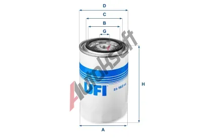 UFI Olejový filtr UFI 23.162.02, 23.162.02 UFI Olejový filtr UFI 23.162.02, 23.162.02