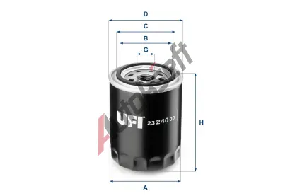 UFI Olejov filtr UFI 23.240.00, 23.240.00