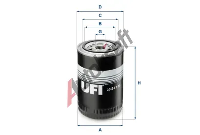 UFI Olejov filtr UFI 23.241.00, 23.241.00