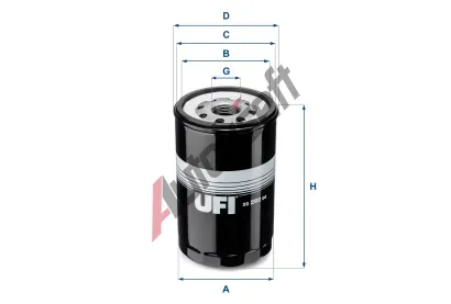 UFI Olejov� filtr UFI 23.292.00, 23.292.00