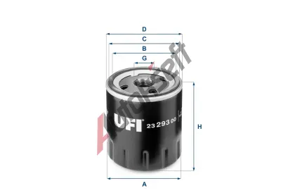 UFI Olejov� filtr UFI 23.293.00, 23.293.00