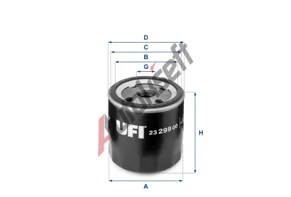 UFI Olejov filtr UFI 23.299.00, 23.299.00
