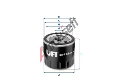 UFI Olejov filtr UFI 23.415.00, 23.415.00