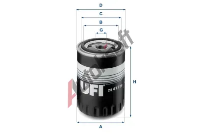 UFI Olejov filtr UFI 23.417.00, 23.417.00