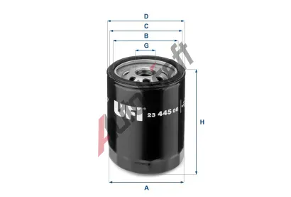 UFI Olejov� filtr UFI 23.445.00, 23.445.00