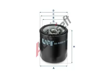 UFI Olejov filtr UFI 23.449.00, 23.449.00