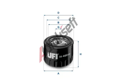 UFI Olejov filtr UFI 23.460.00, 23.460.00