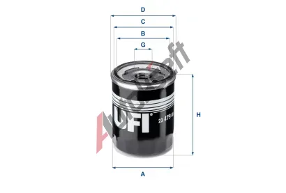 UFI Olejov filtr UFI 23.479.00, 23.479.00